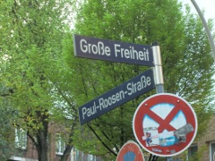 Ende der Groen Freiheit, Ecke Paul-Roosen-Strae
