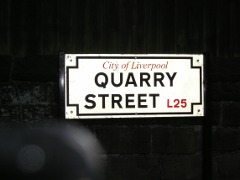 Quarry Street, eine Querstrae nach dem Strawberry Field